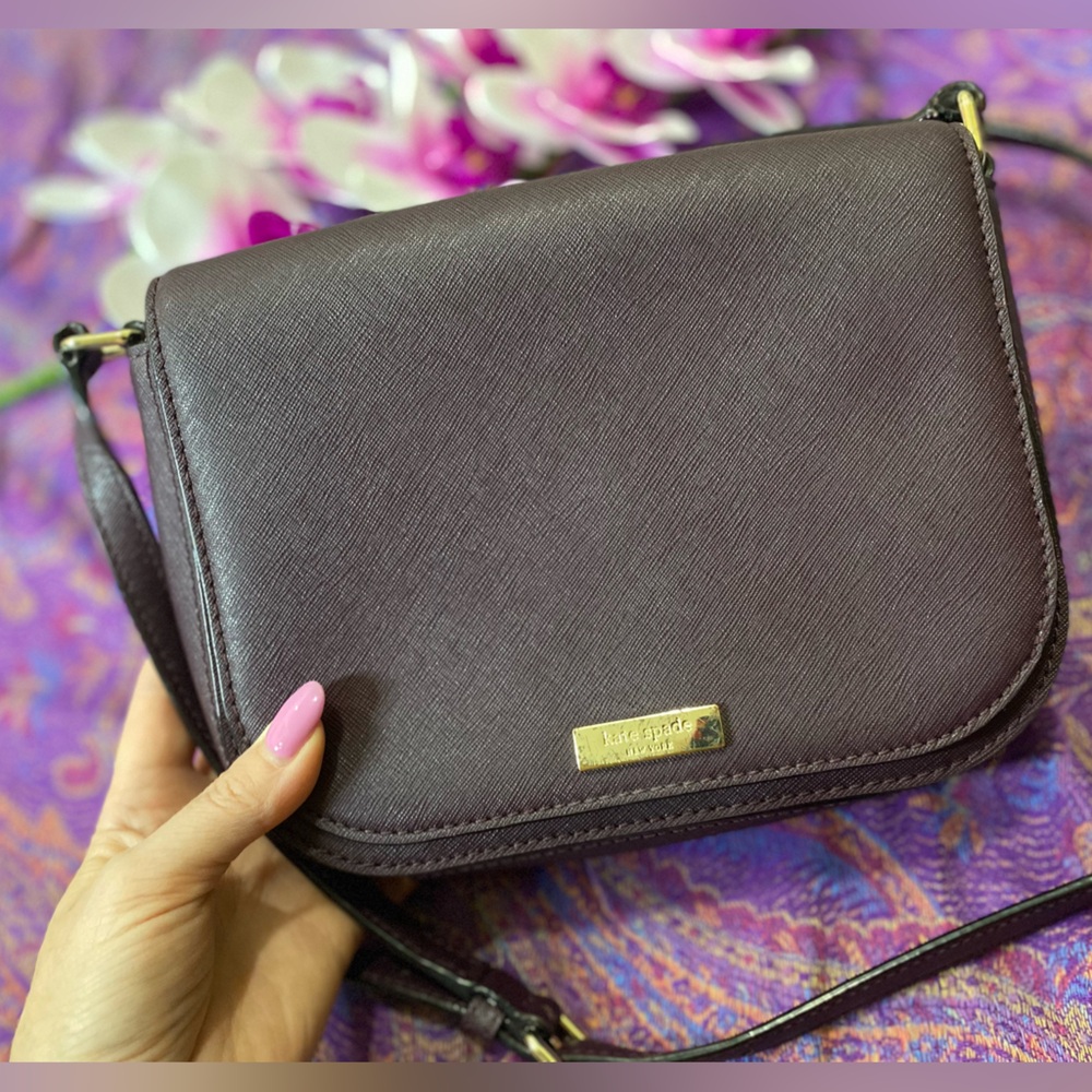 Kate Spade Purple / Maroon Cross Body Bag